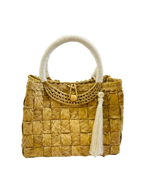 carolina santo domingo raffia bolsa